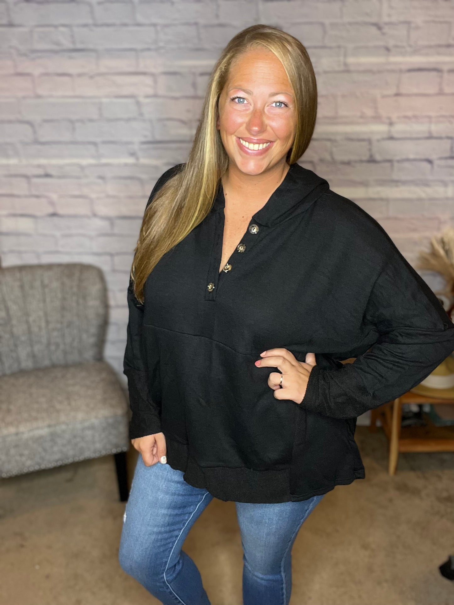 Carly's Favorite Hoodie in Black!