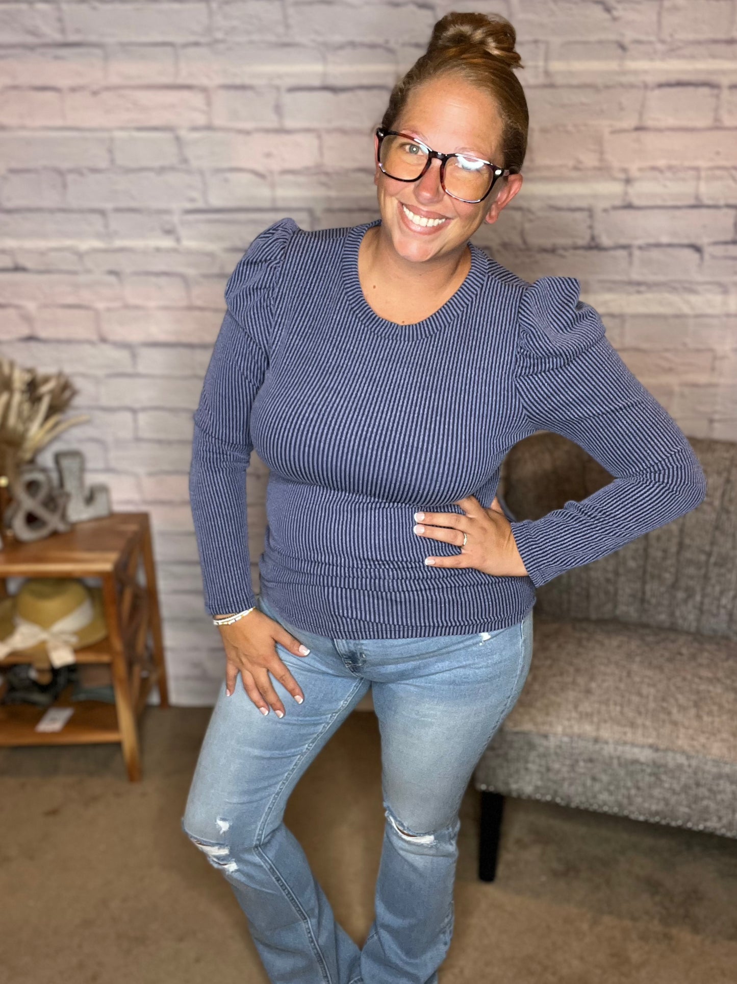 Cece Solid Long Sleeve Top - 2 Color Options!