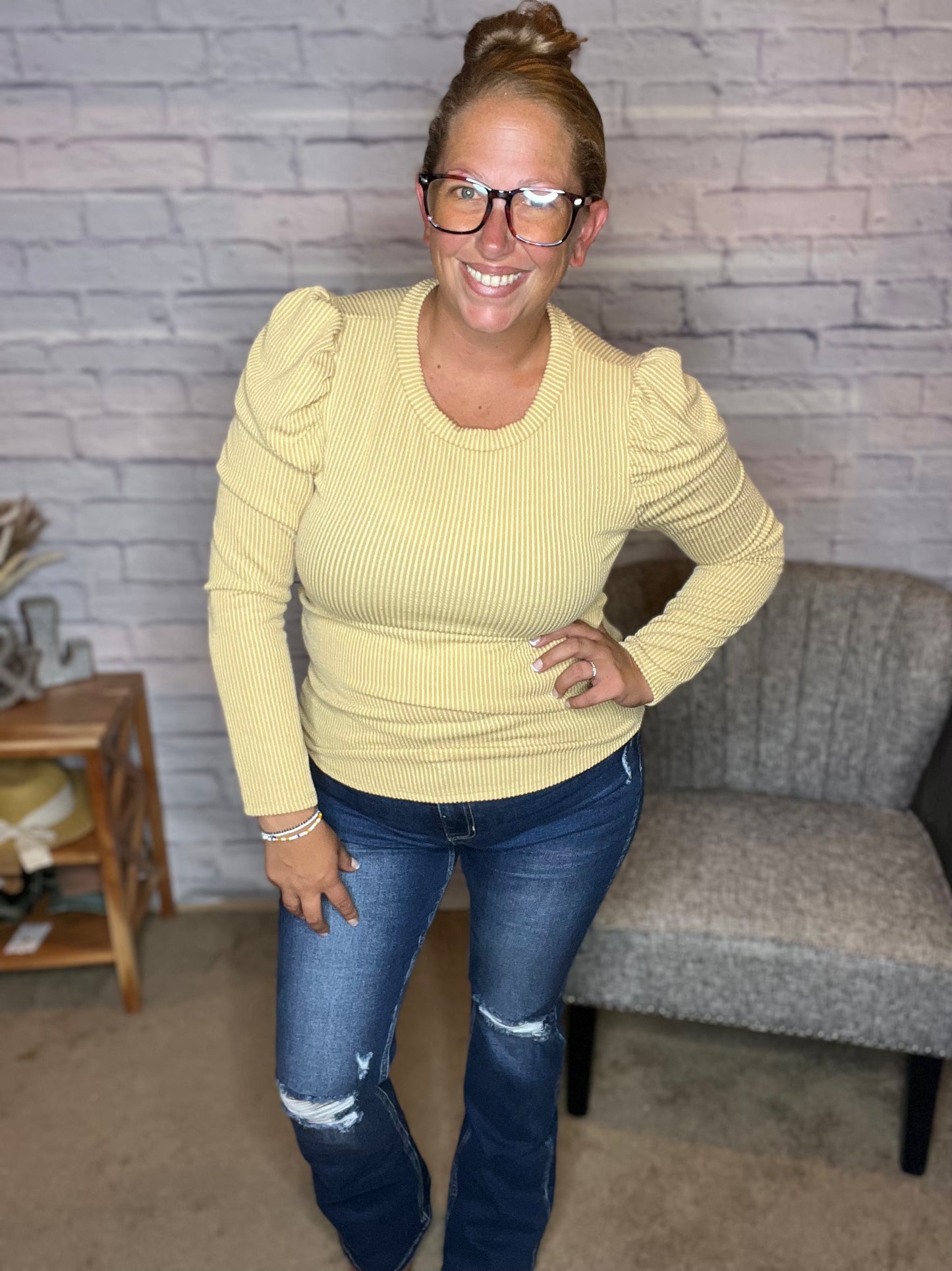 Cece Solid Long Sleeve Top - 2 Color Options!