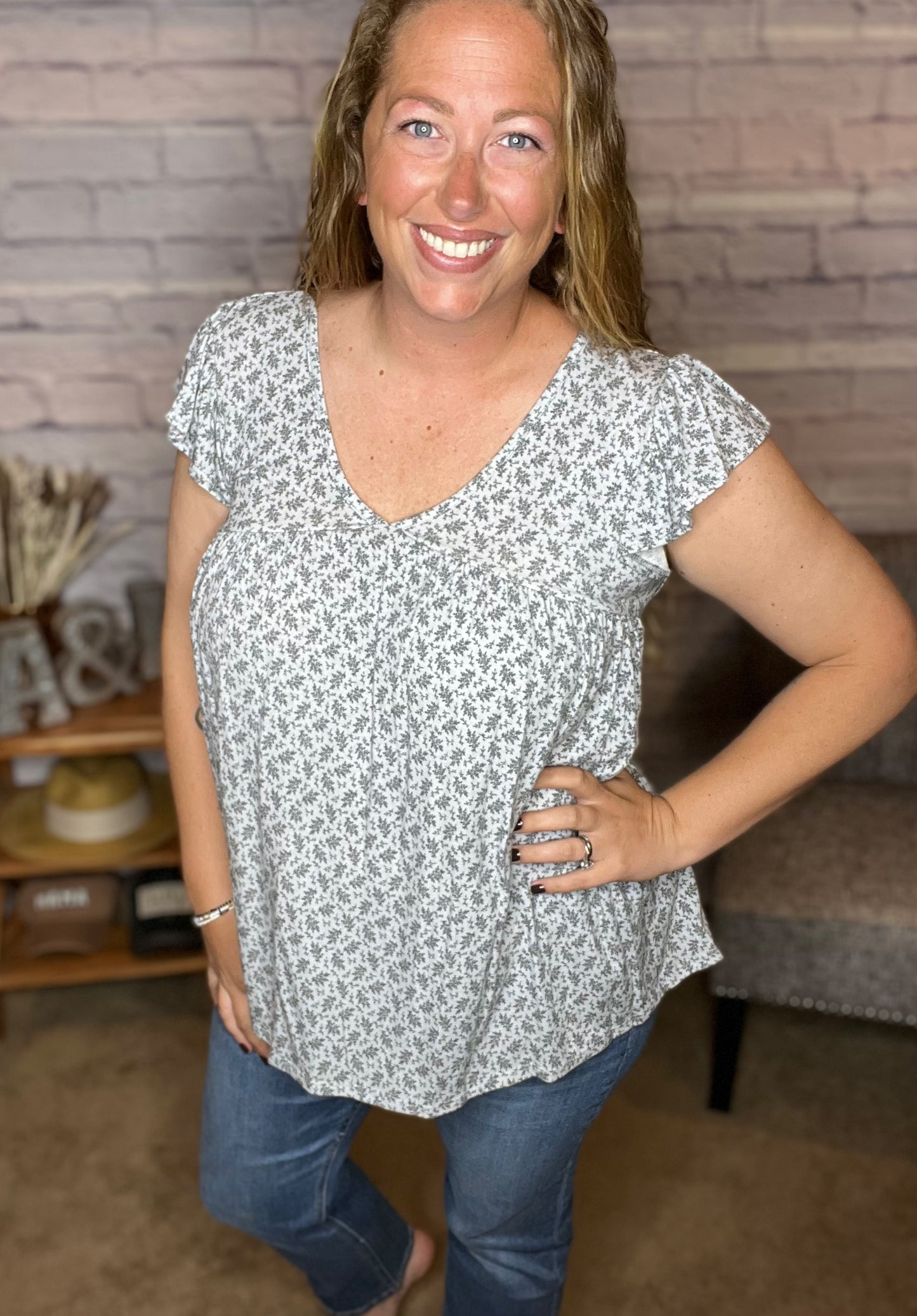 Romantic Days Floral Top