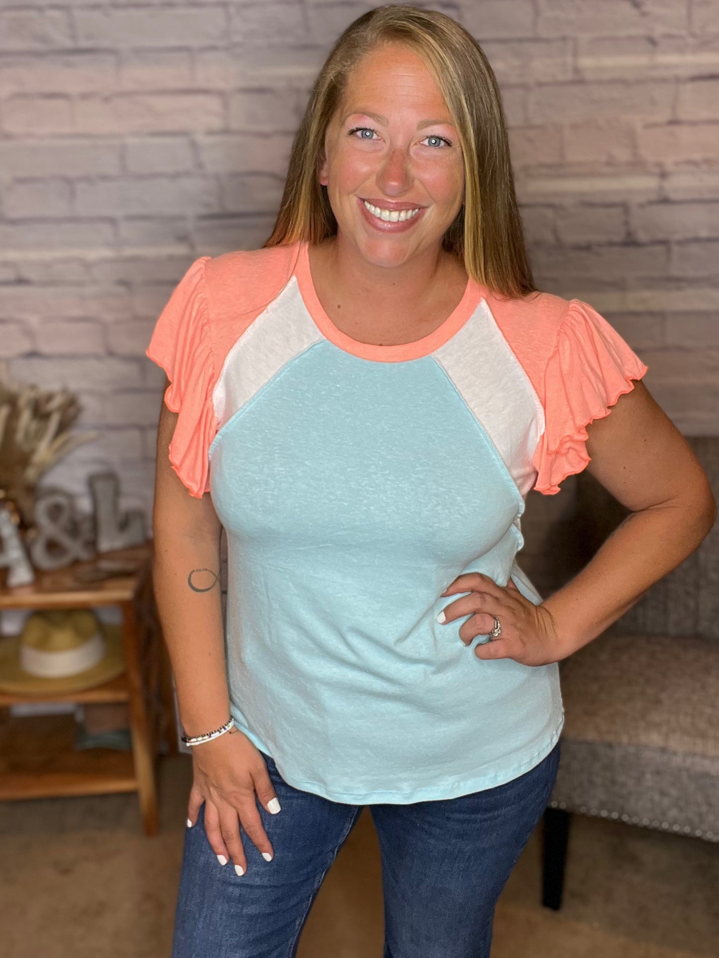 Make This Your Favorite Color Block Top