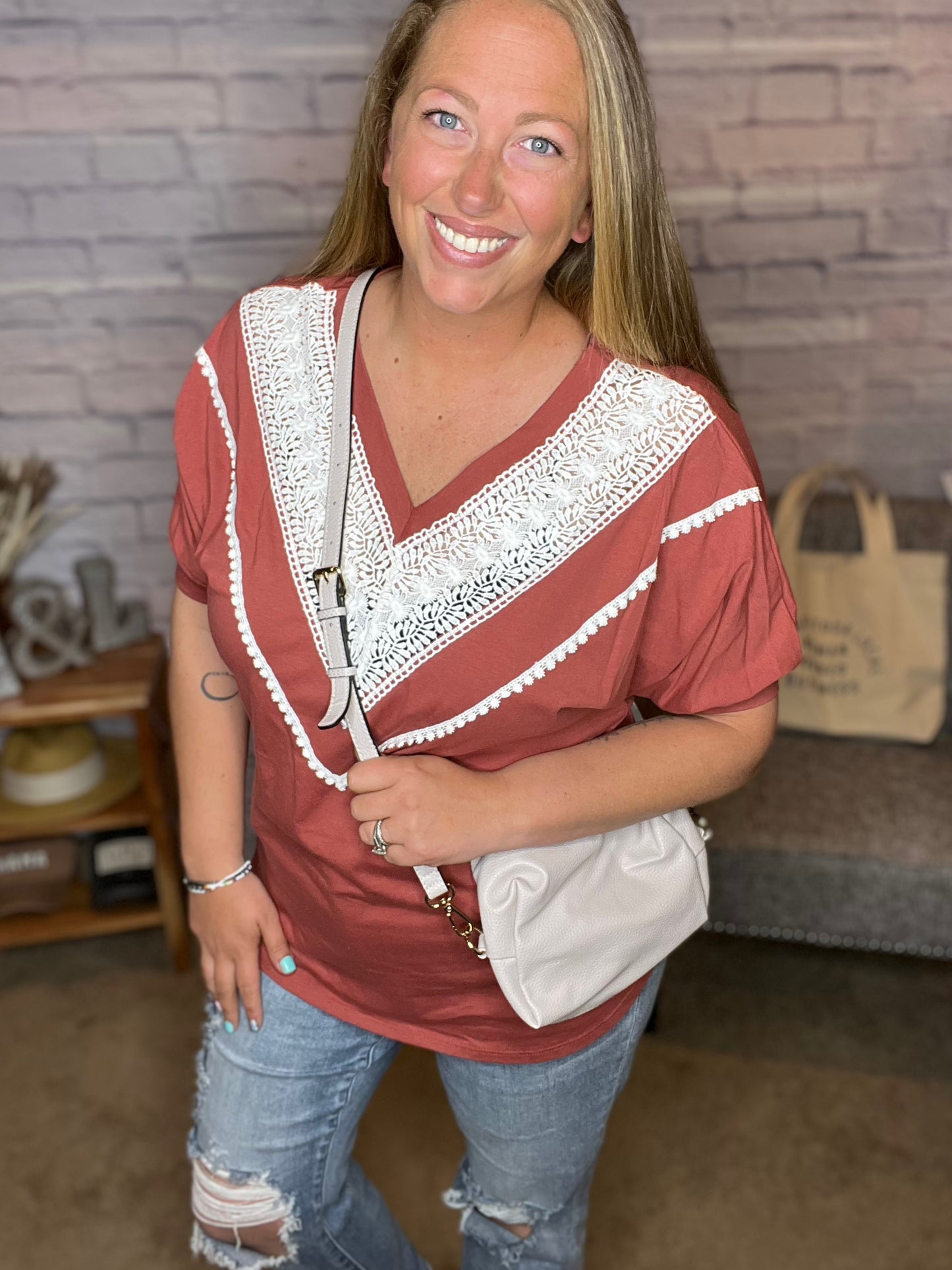 DOORBUSTER! Boho Sensation Short Sleeve Top - 2 Colors