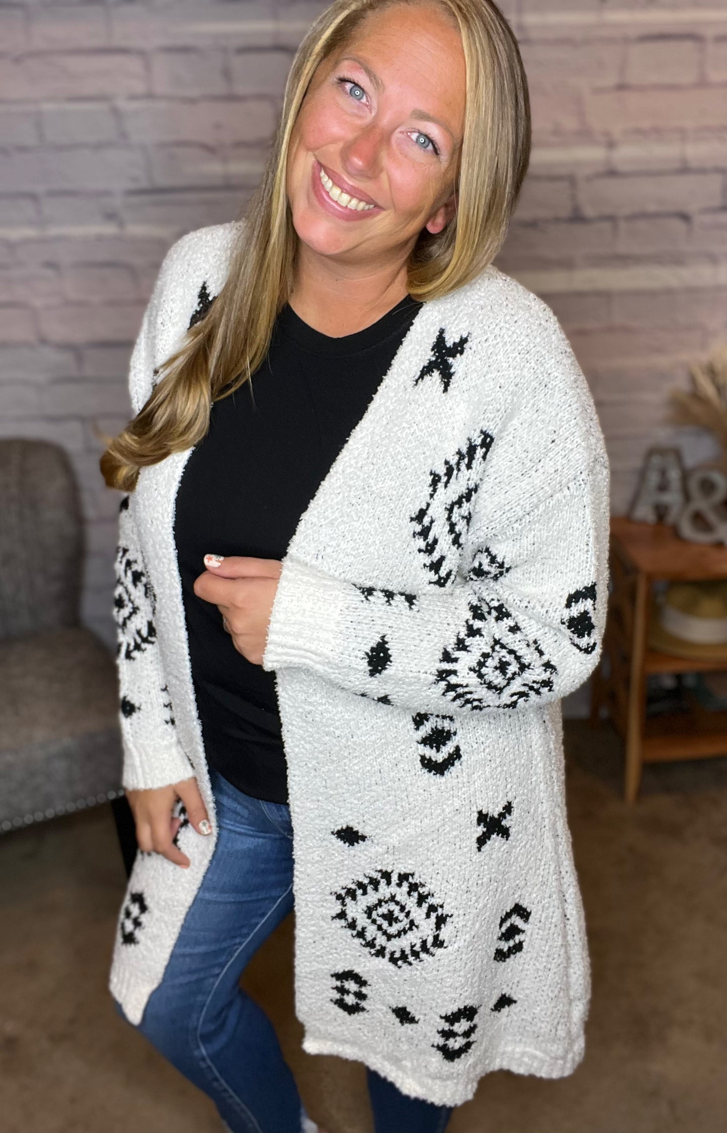 Open Front Aztec Cardi! Insanely Soft!