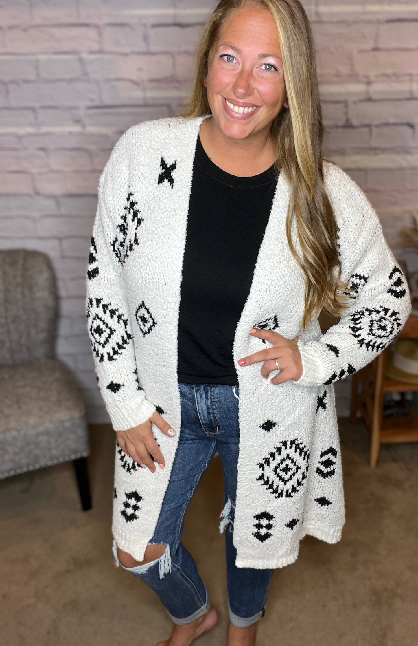 Open Front Aztec Cardi! Insanely Soft!
