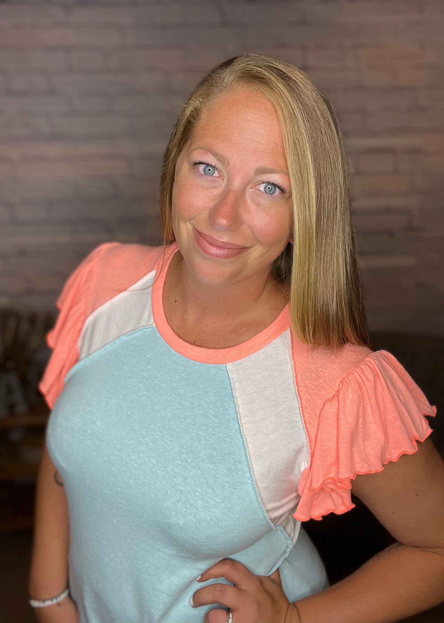 Make This Your Favorite Color Block Top