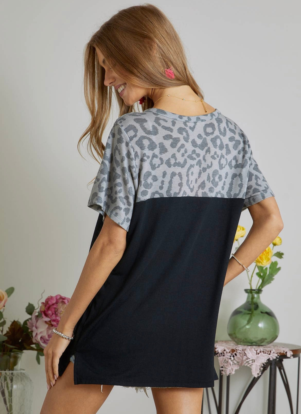Bring on the Leopard Print Tunic Top