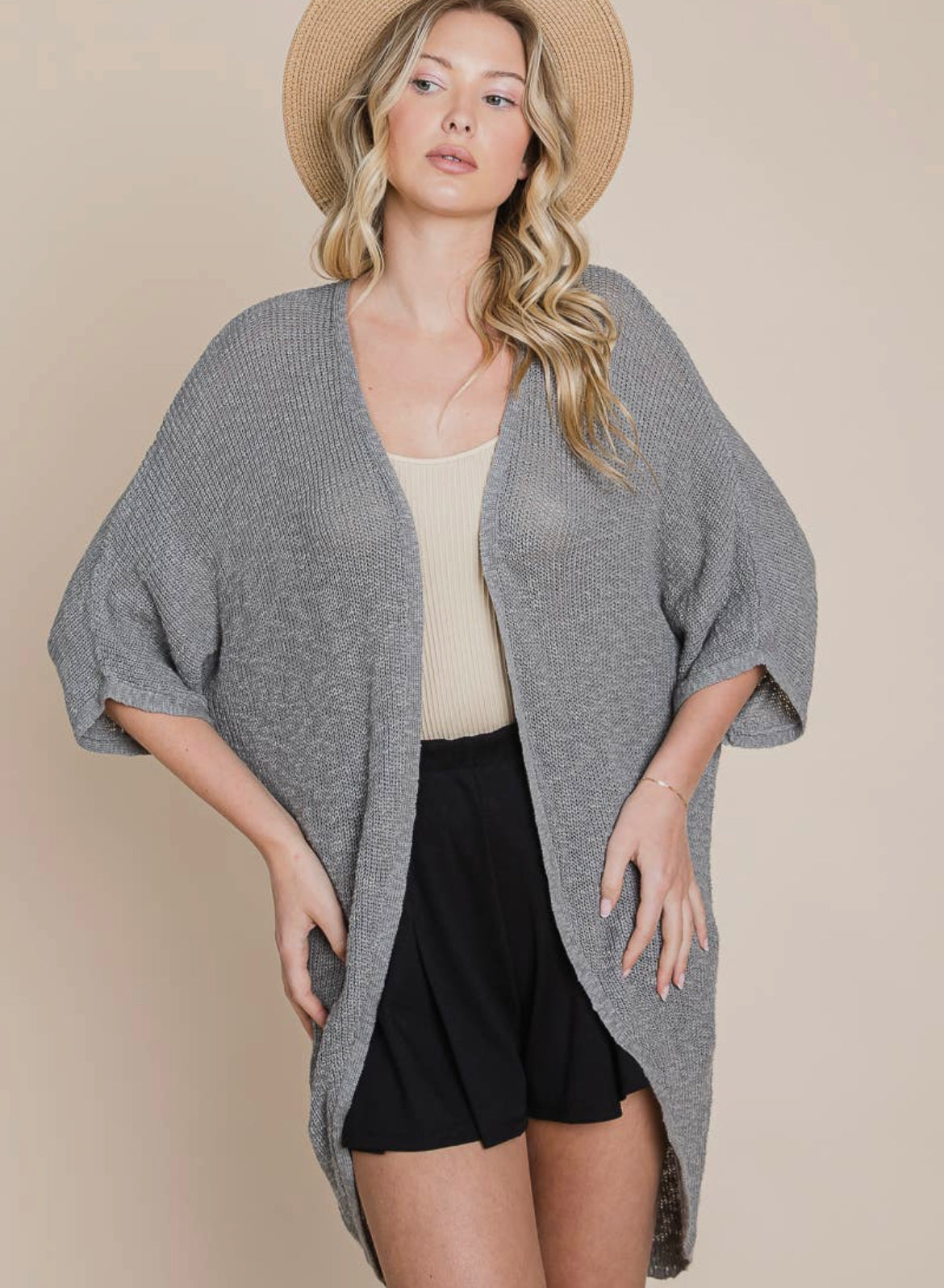 Lightweight Sweater Kimono
