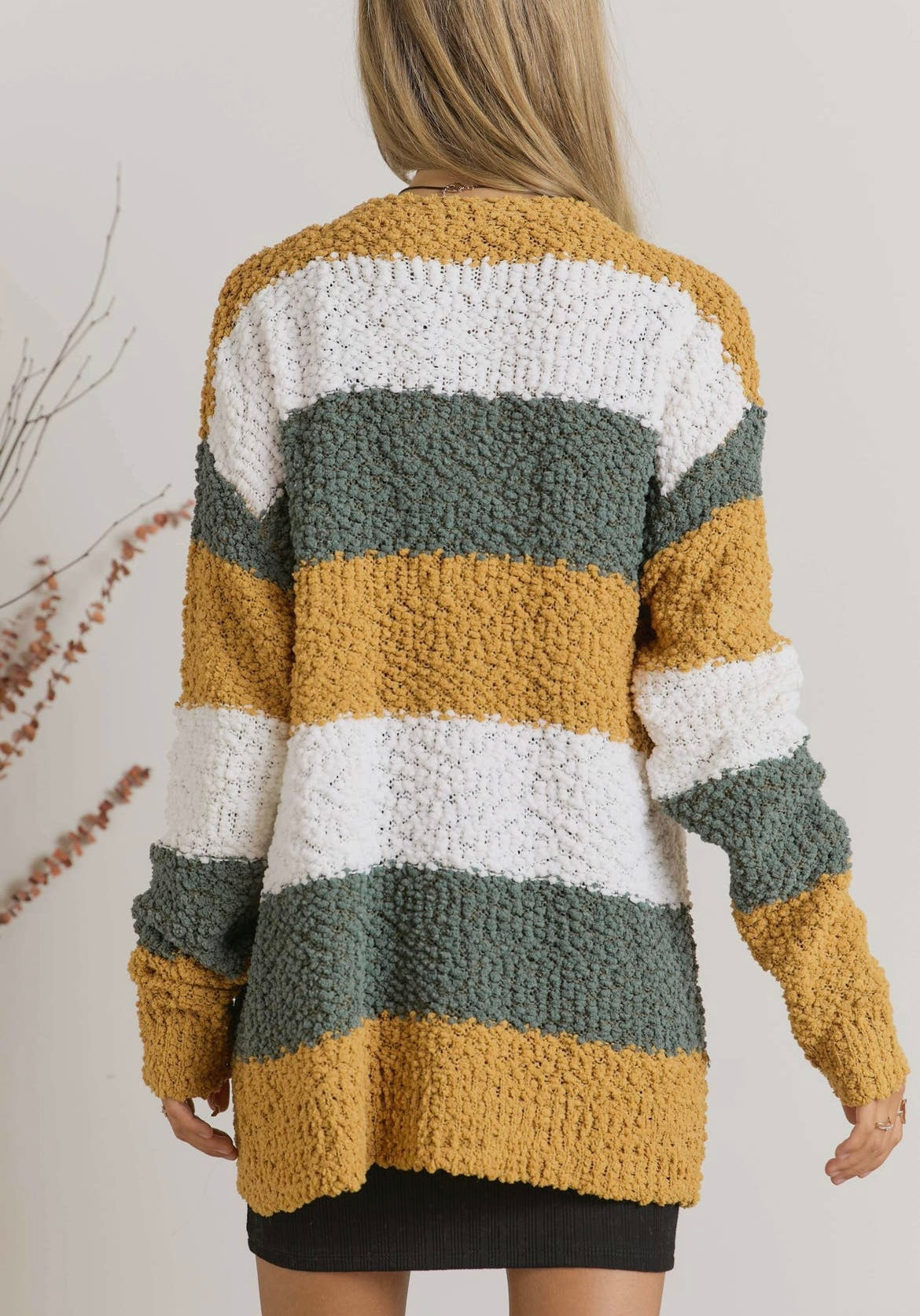 All about the Fall Colorblock Cardi