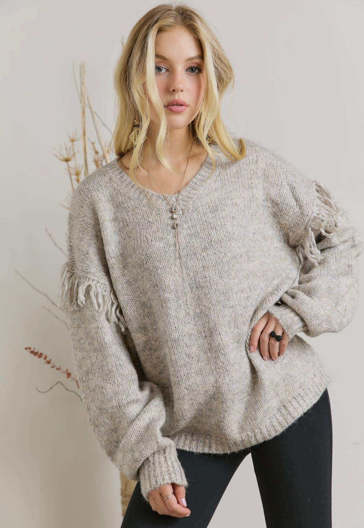 Your New Favorite Fringe Sweater