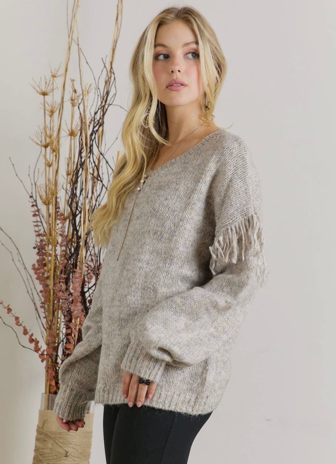 Your New Favorite Fringe Sweater