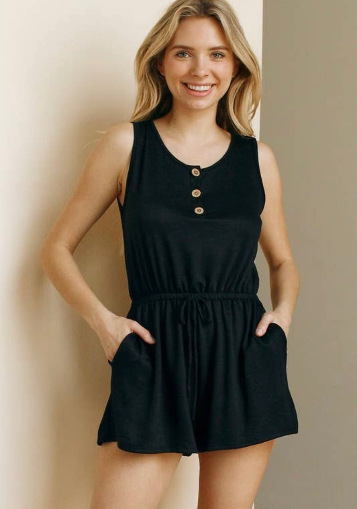 Anytime Solid Romper