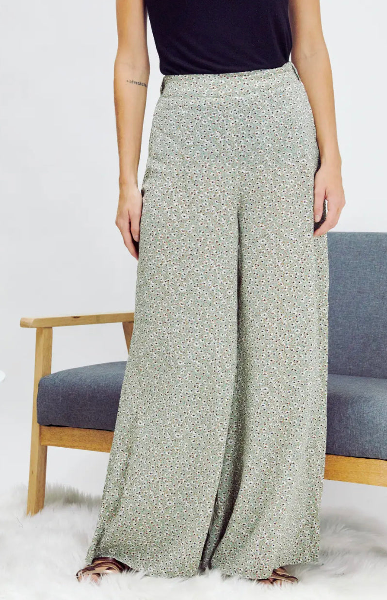 Floral Printed Casual Pants