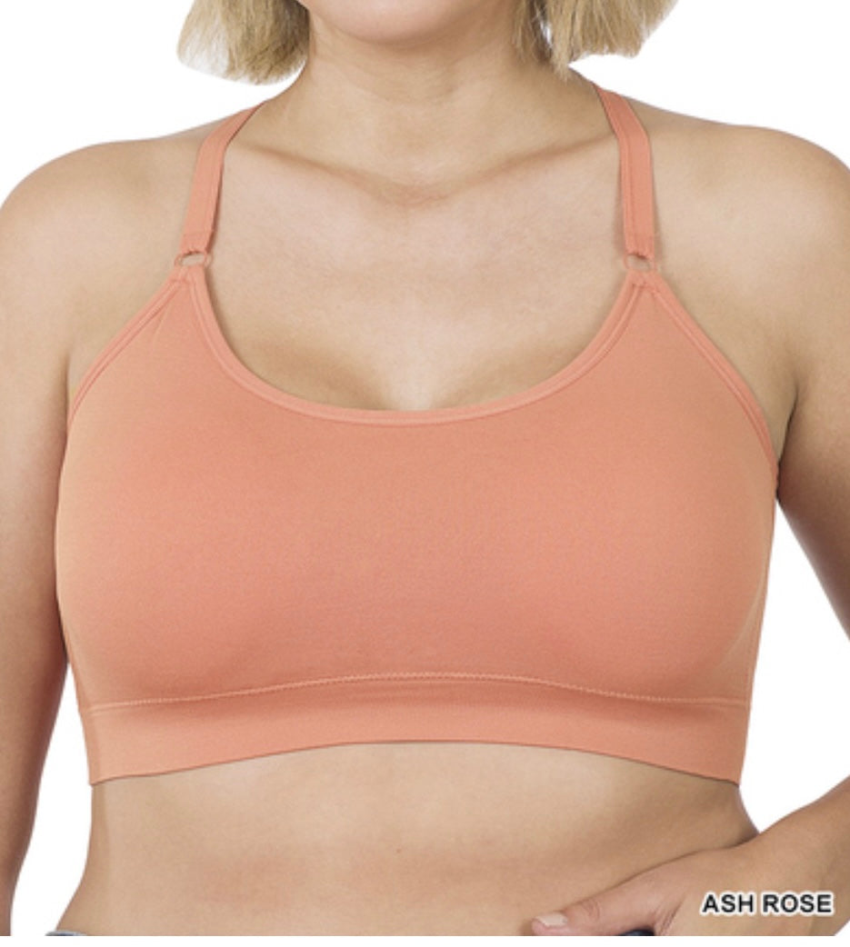 Cross Back Adjustable Seamless Bra - Curvy Girl!