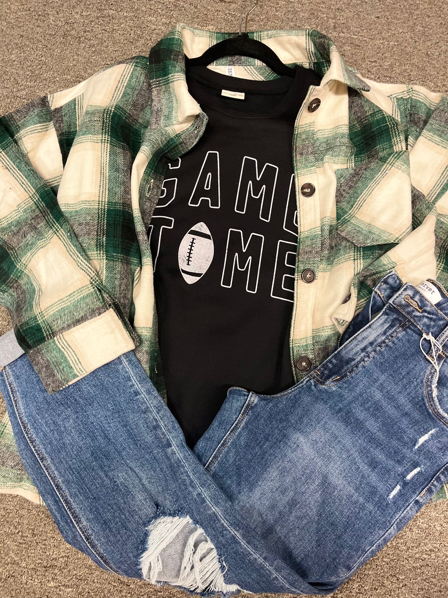 Game Time Football Crewneck by Oat Collective