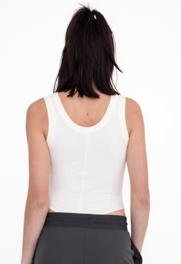 Ribbed Tank Top Bodysuit