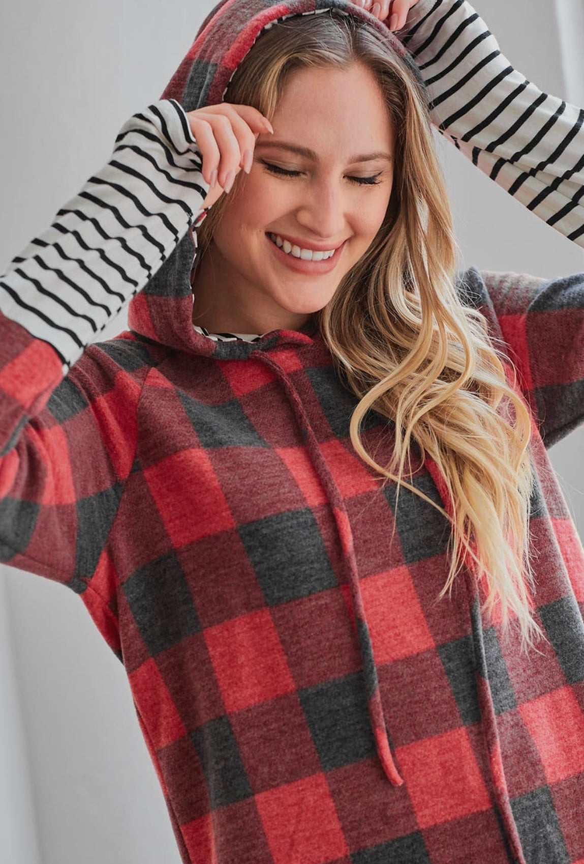 For the Love of Plaid Hoodie