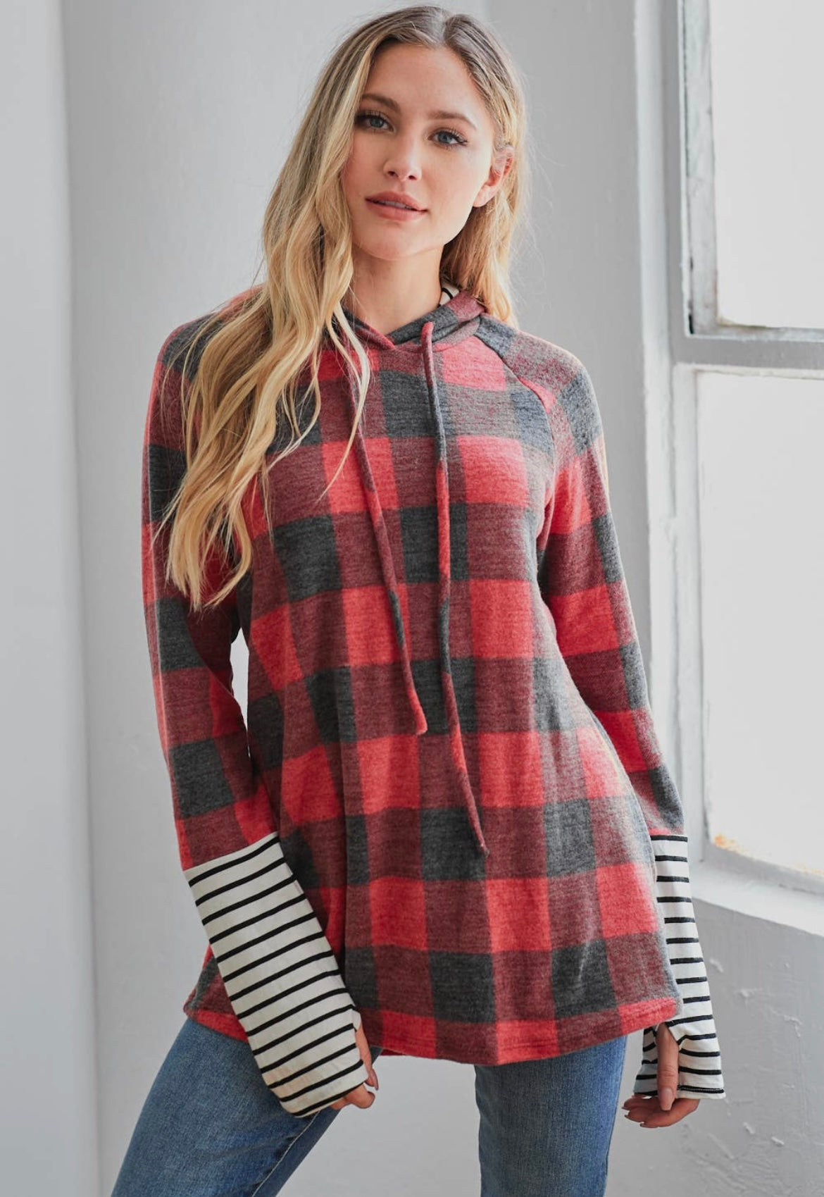 For the Love of Plaid Hoodie