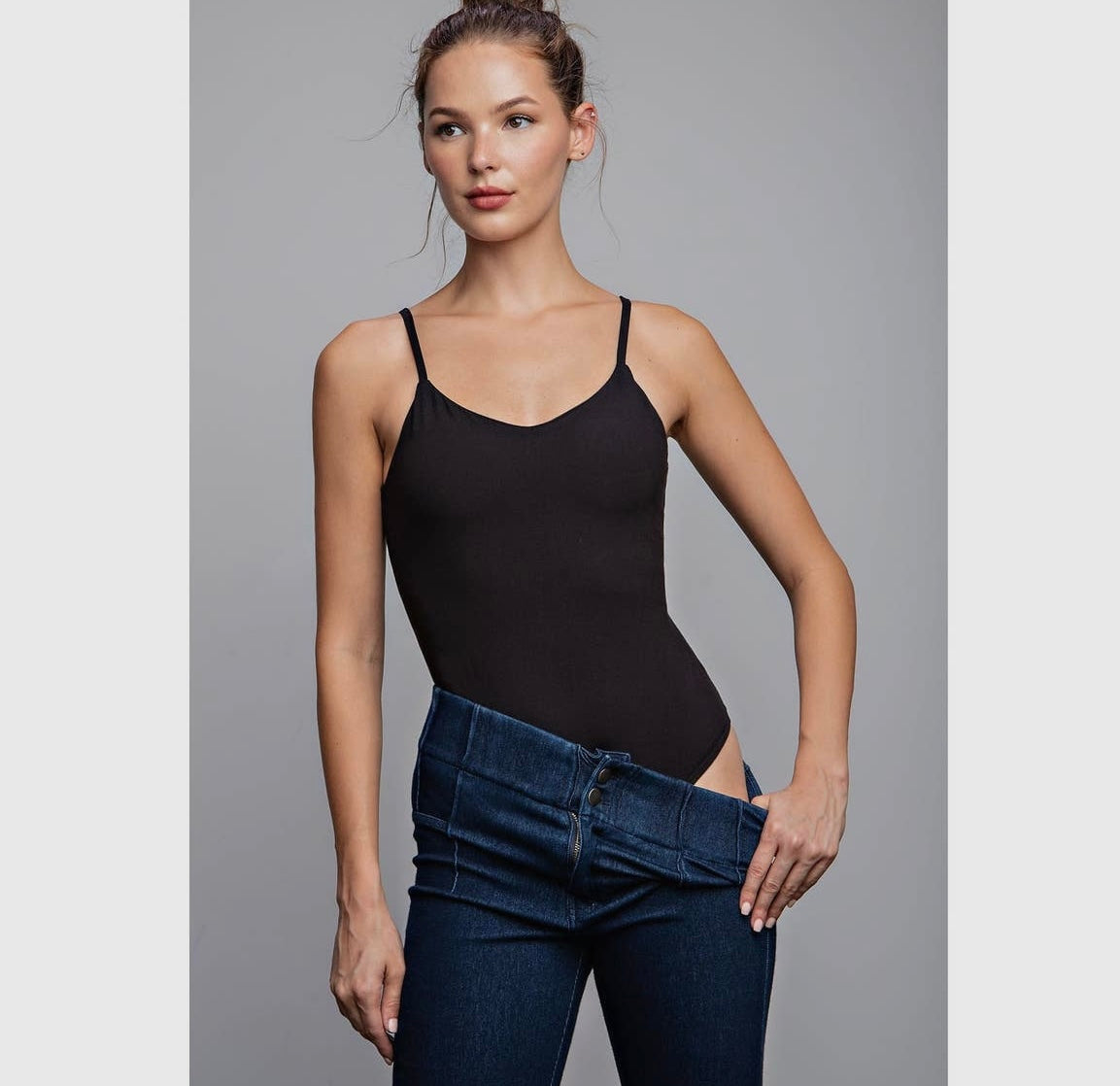 Butter Soft Sleeveless Adjustable Bodysuit - 2 Colors!