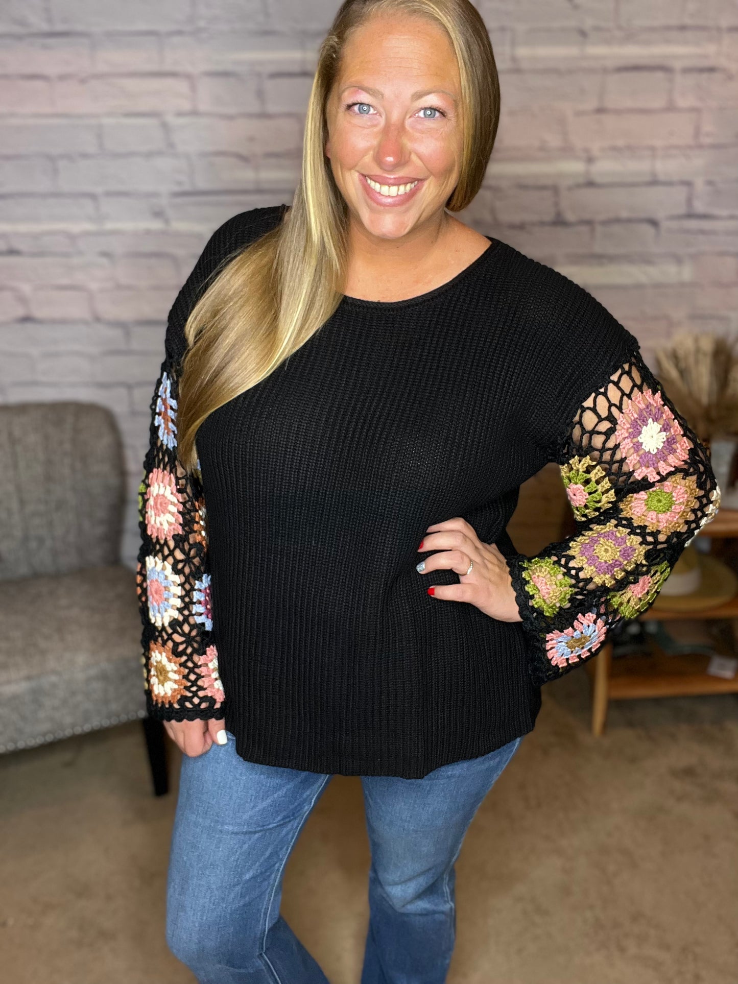 Crochet is Back Sweater Top