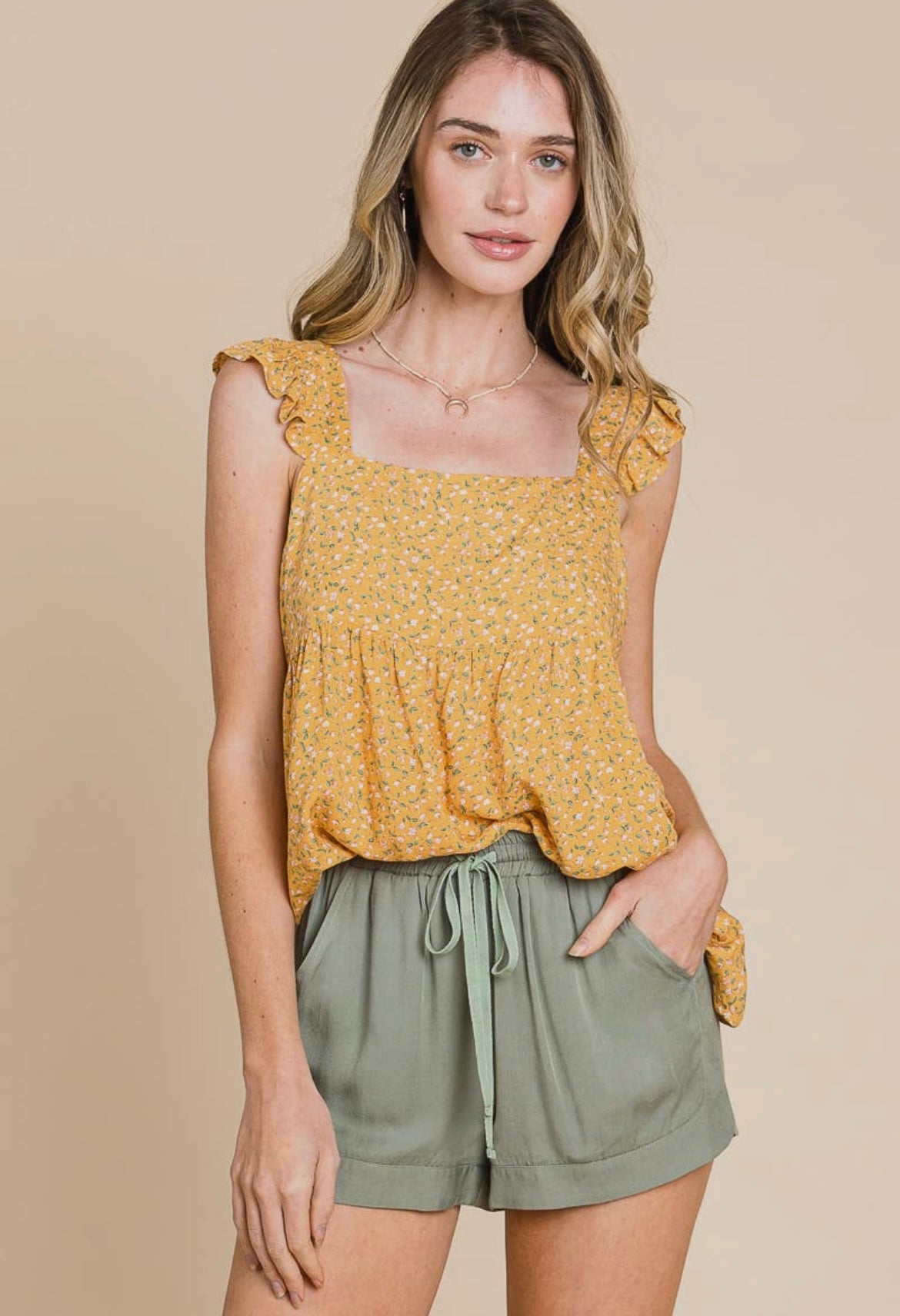 Casual Pocketed Woven Shorts with Drawstring