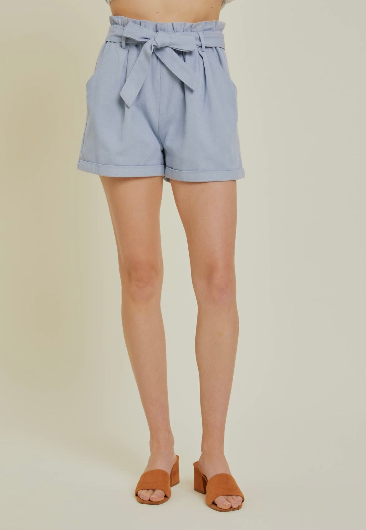 Twill Paperbag Shorts