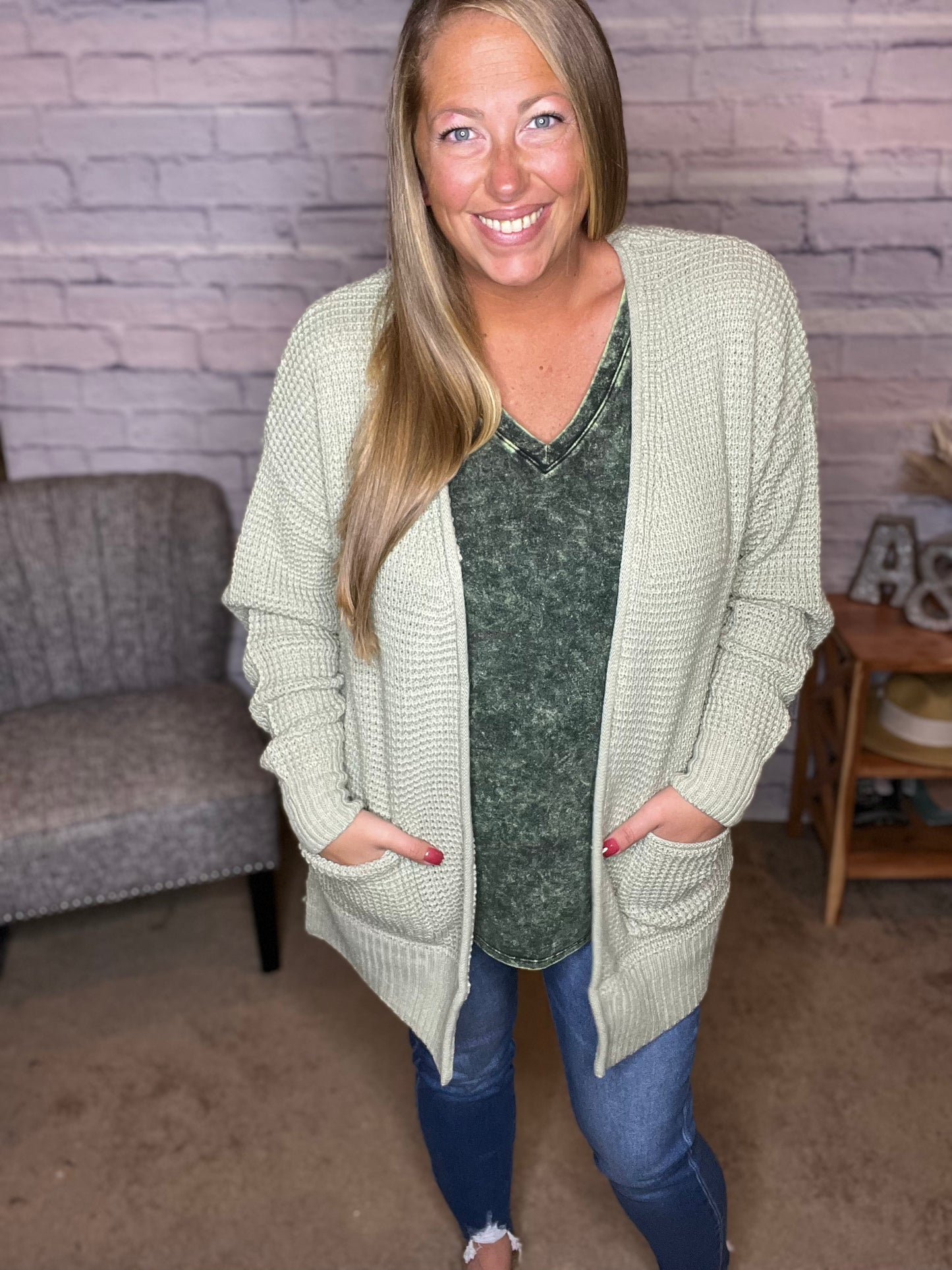 Doorbuster! Mineral Wash Sleeveless V-Neck Tunic with Side Slits - 5 Colors!