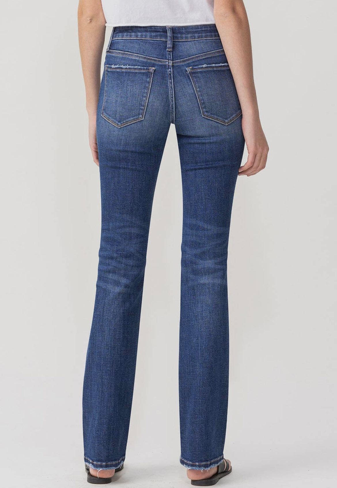 Mid Rise Perfect Bootcut Denim by Vervet