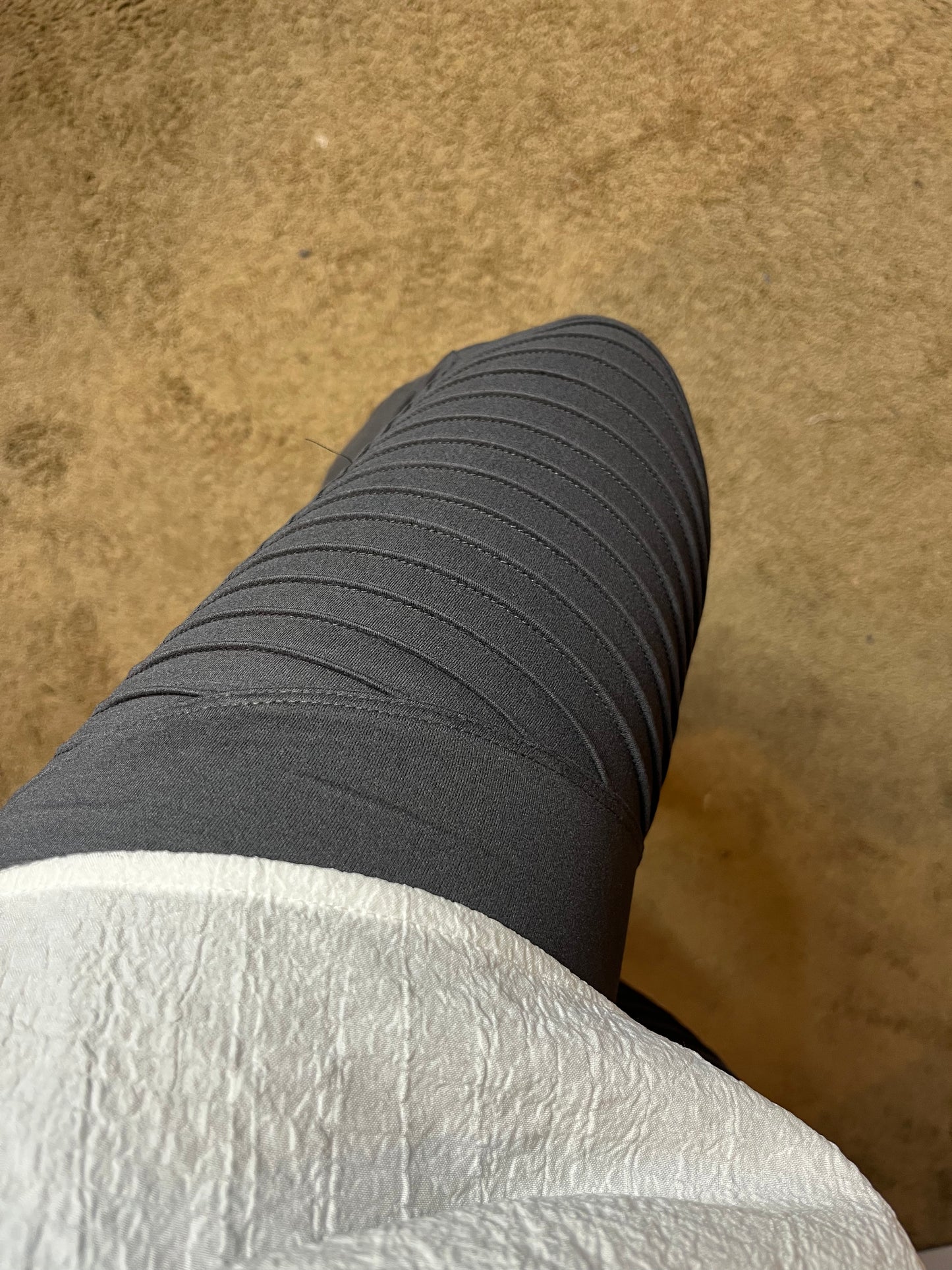 Microfiber High-Waist Moto Leggings