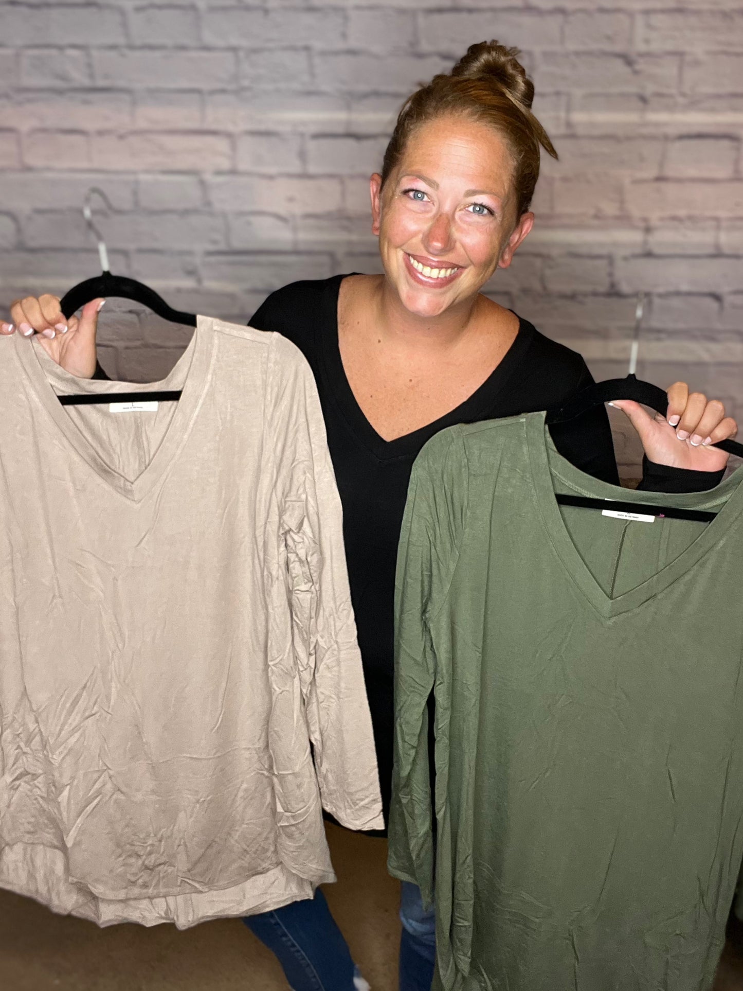 Doorbuster! Luxe Rayon Long Sleeve V-Neck Top - 7 Colors Available!