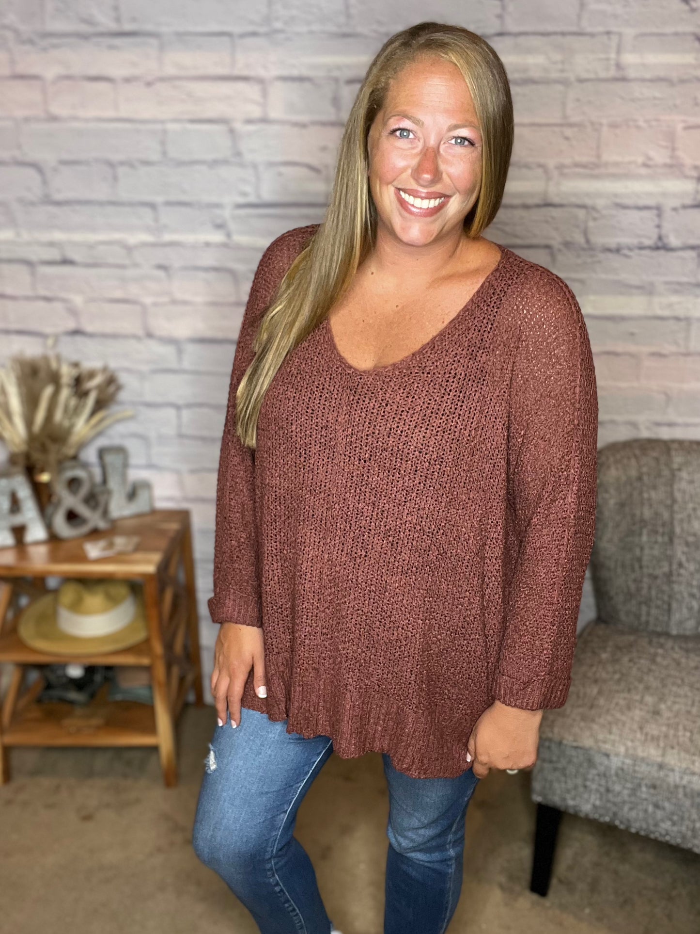 Loose Fit Best of the Best Sweater Top - 2 Colors available!