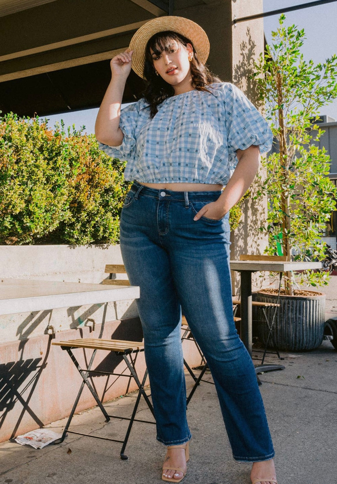 Mid Rise Perfect Bootcut Denim by Vervet