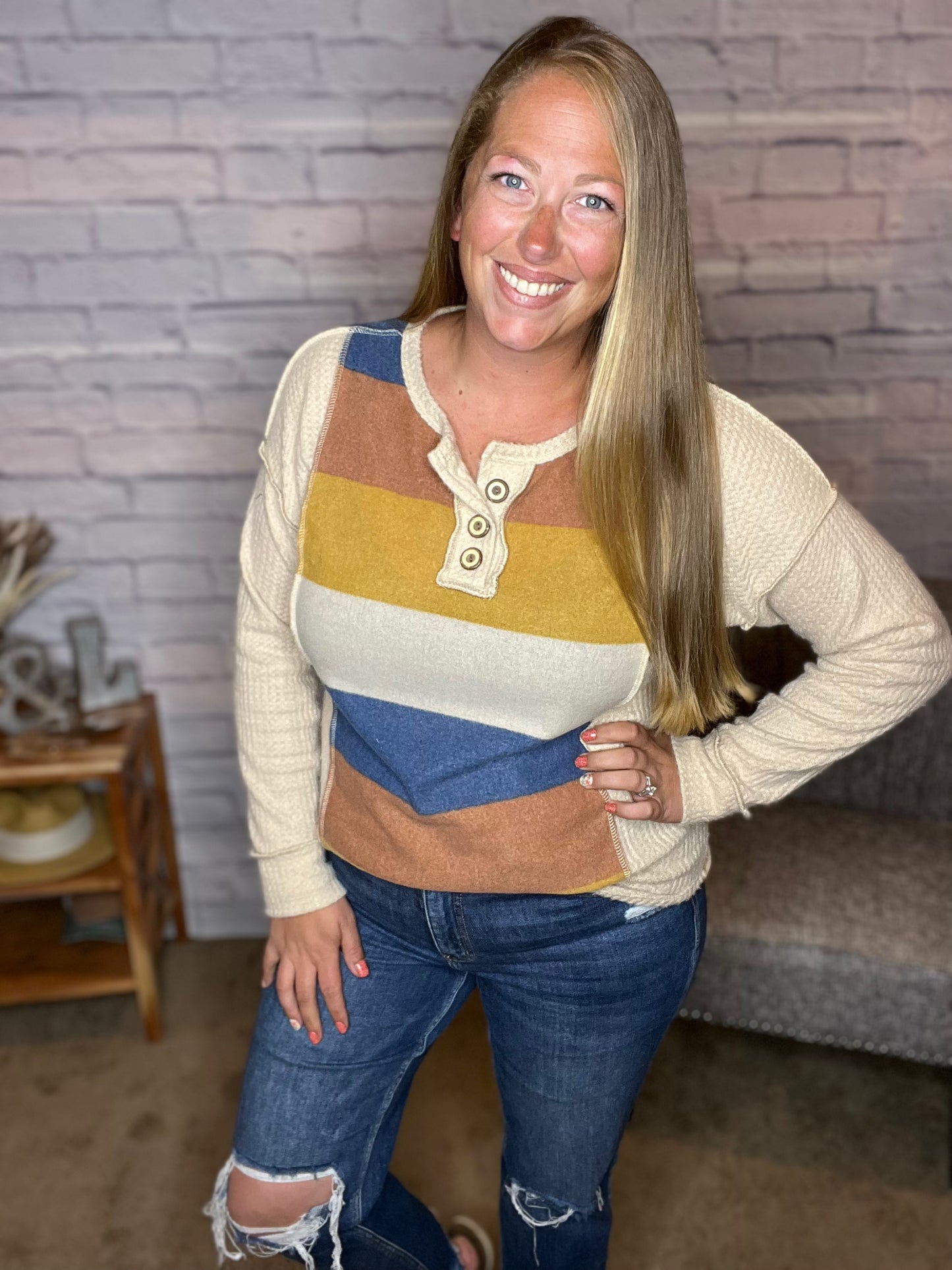 Stripes are Nice Long Sleeve Top