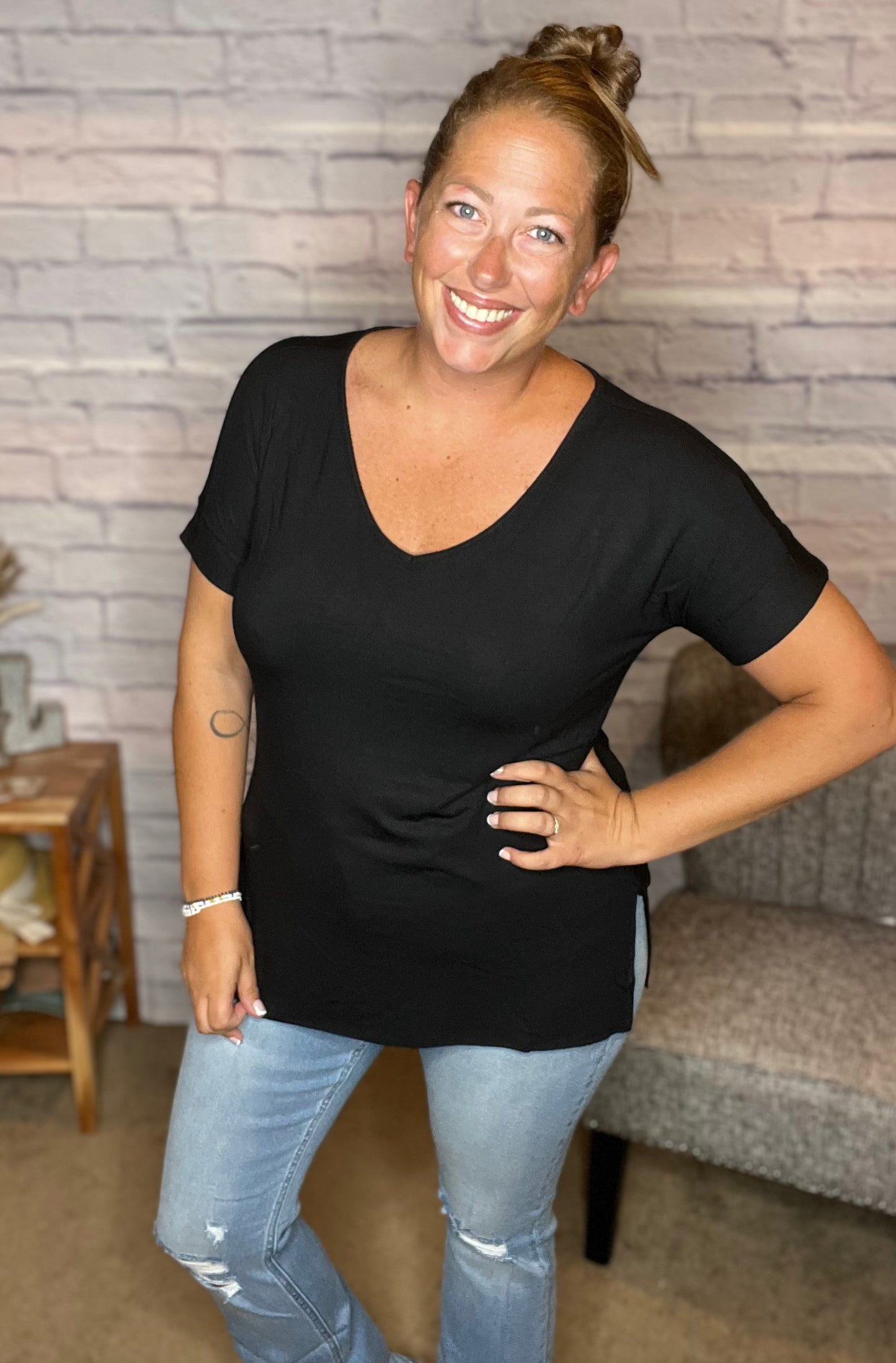 Doorbuster! Best Basic Tee - 2 Color Options!
