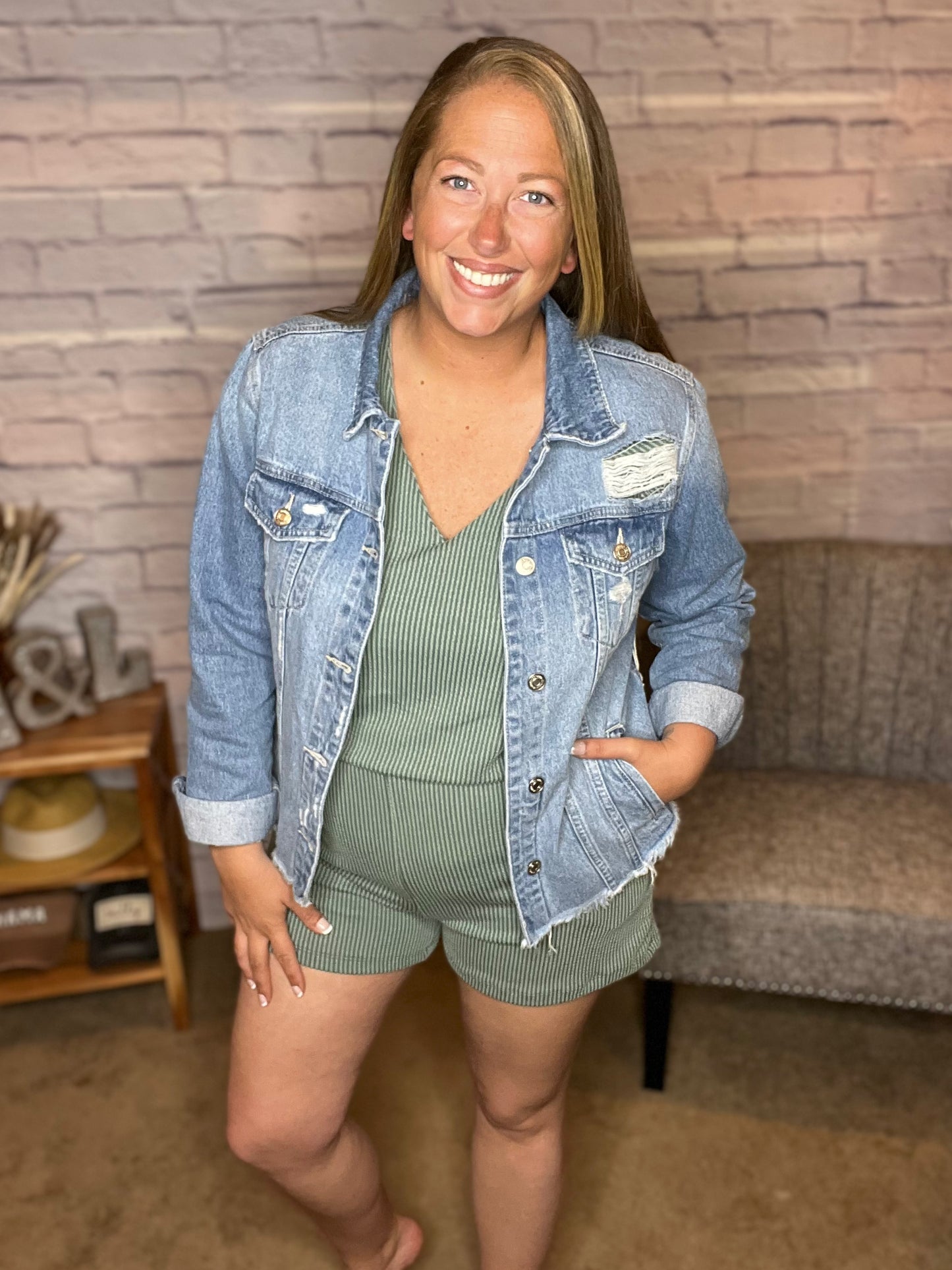 For the LOVE of Olive Romper