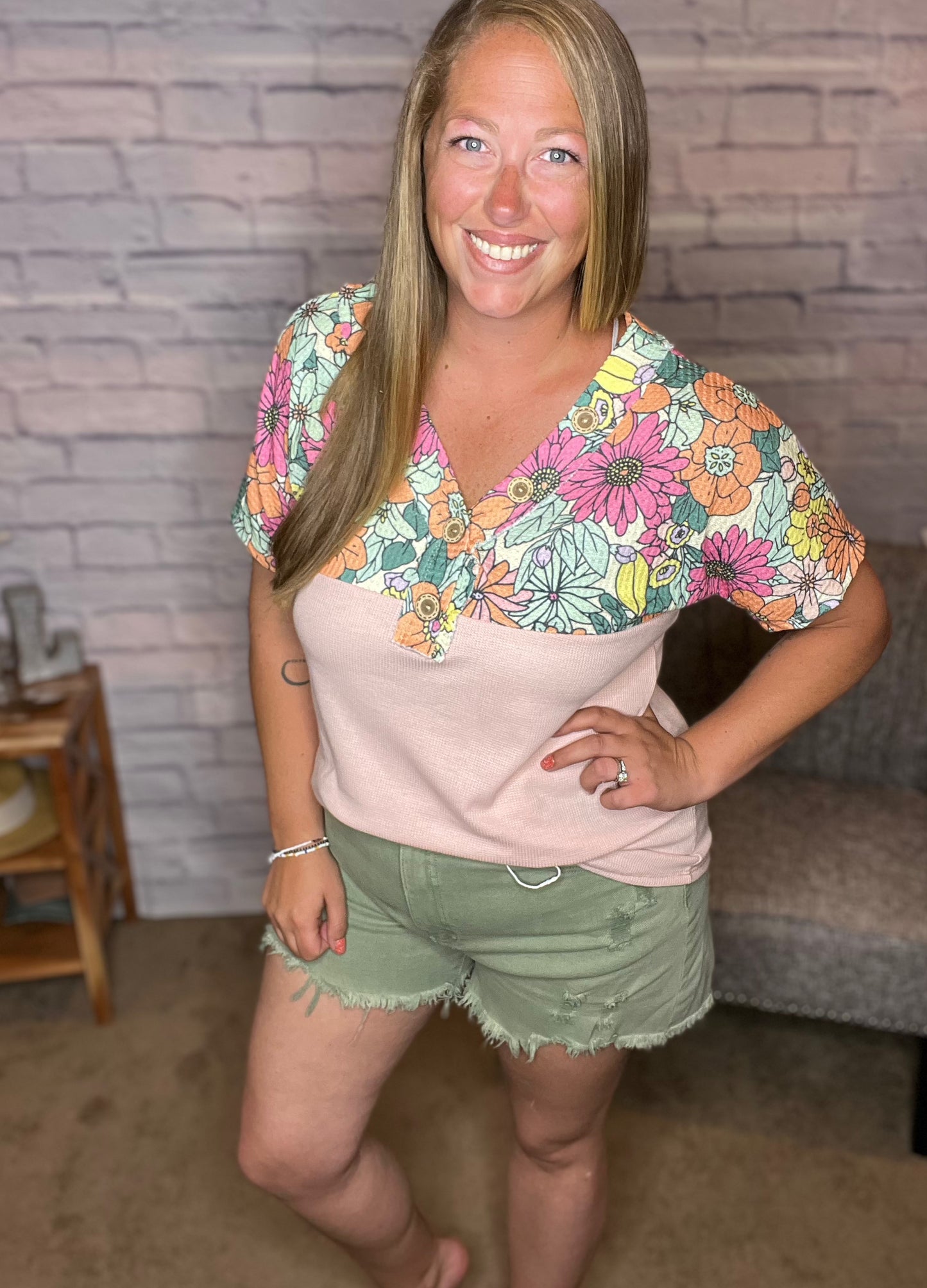 Summer Fun Floral Tee