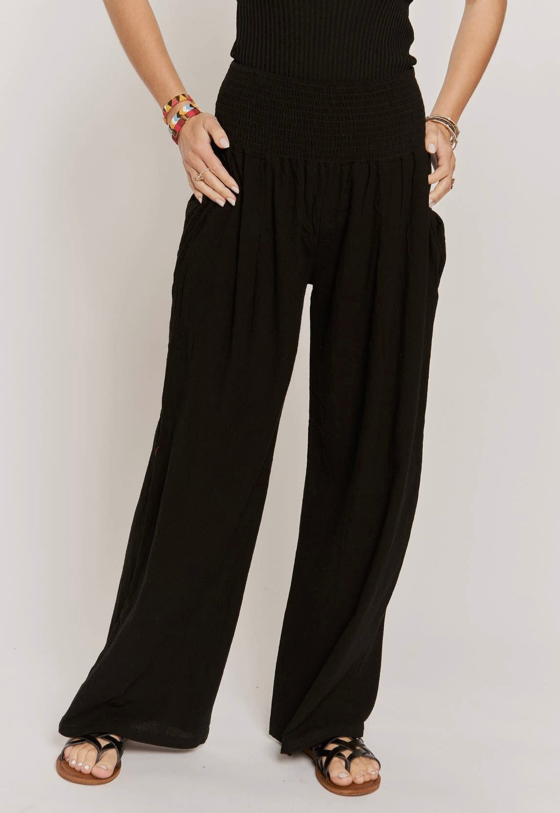 Casual Comfort Wide Leg Pants