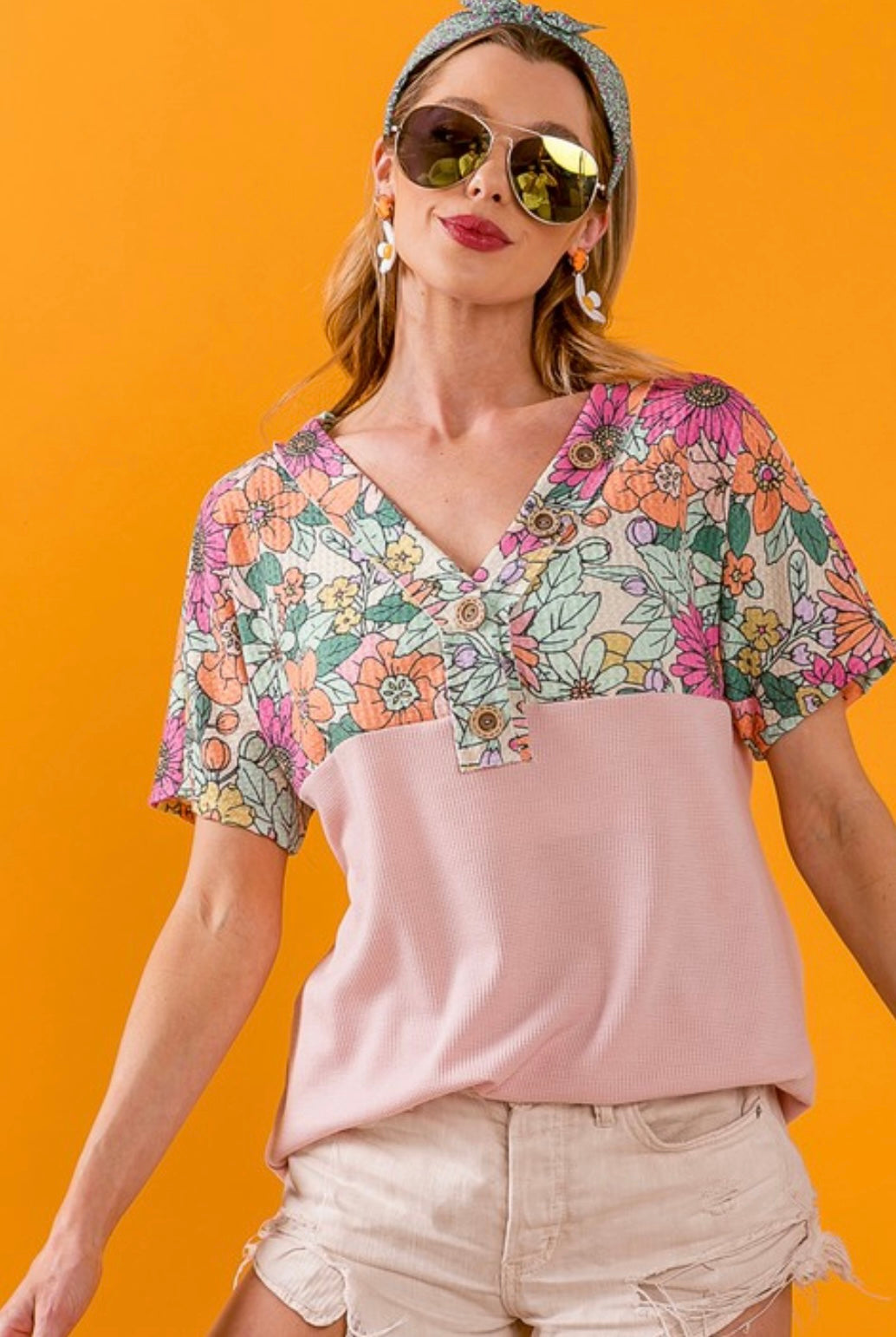 Summer Fun Floral Tee