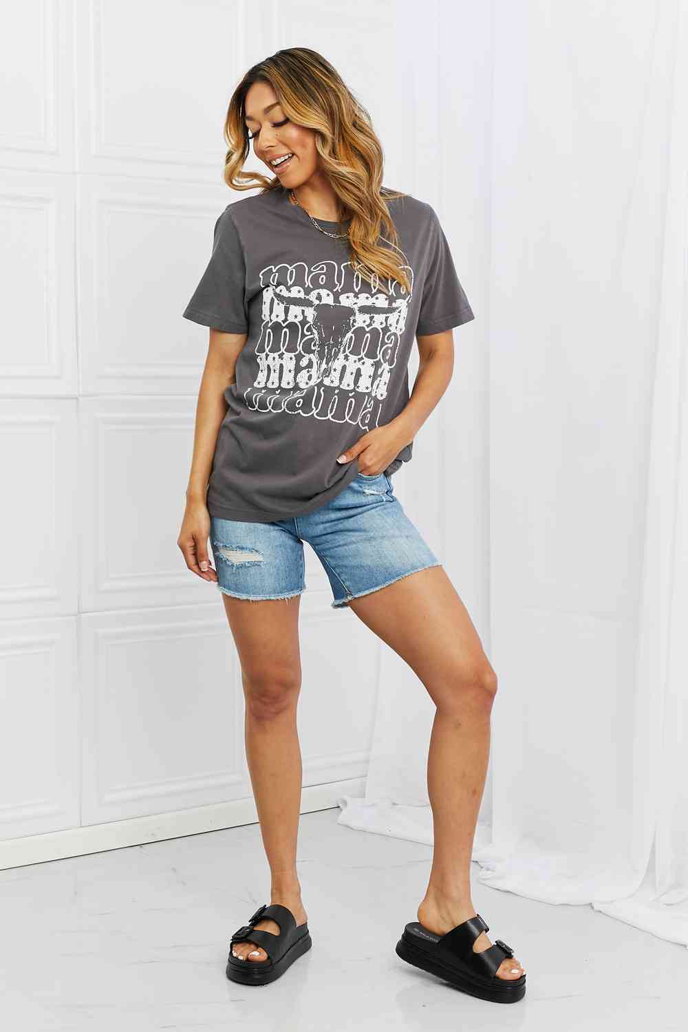 mineB I Got It From My Mama Graphic Tee