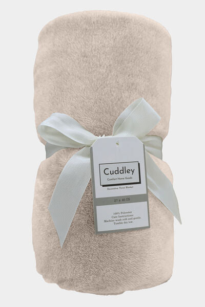 Cuddley Fleece Decorative Throw Blanket - 3 Color Options!