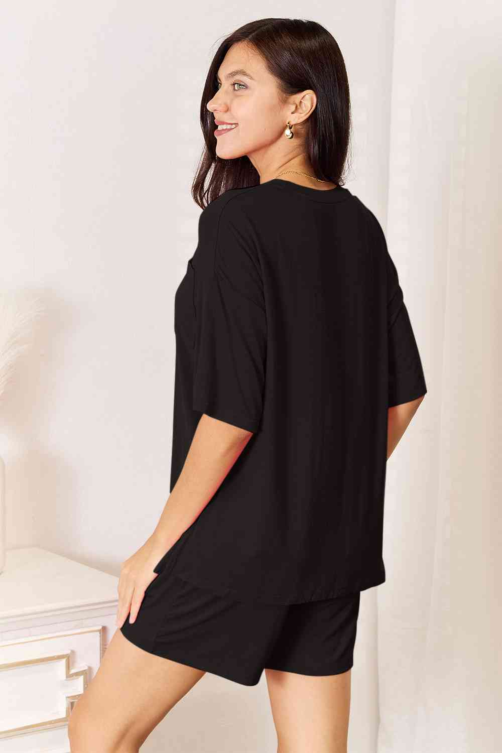 Basic Bae Soft Rayon Top and Shorts Set - Multiple Colors!