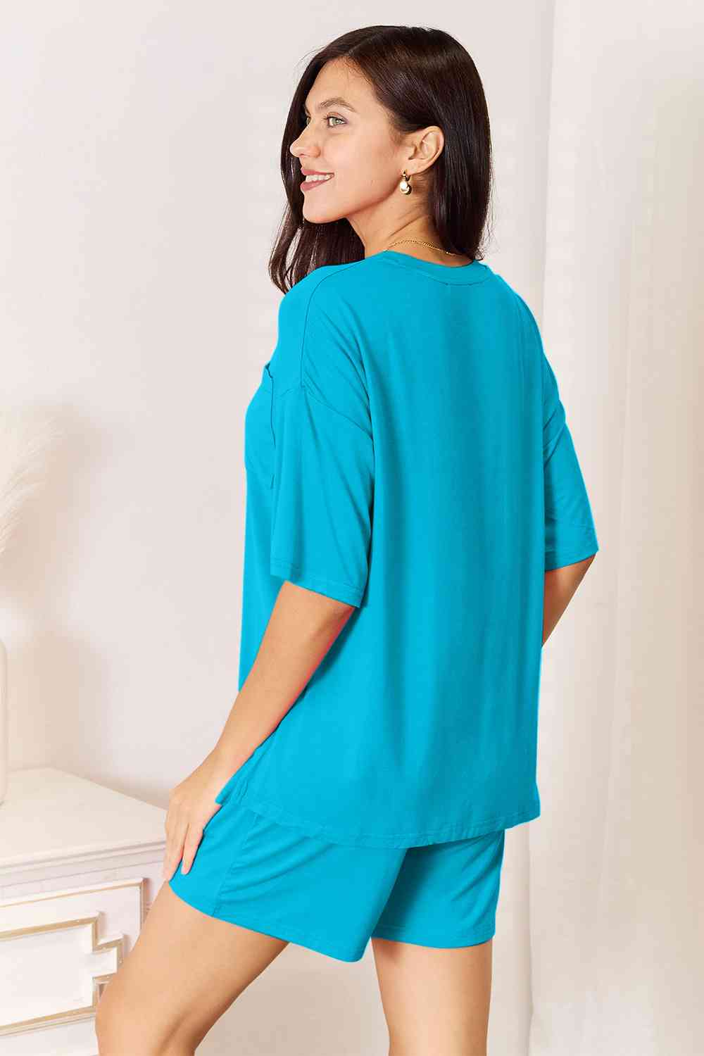 Basic Bae Soft Rayon Top and Shorts Set - Multiple Colors!
