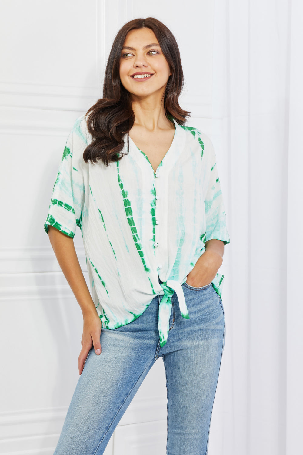 Sew In Love "Beachy Keen" Tie-Dye Top