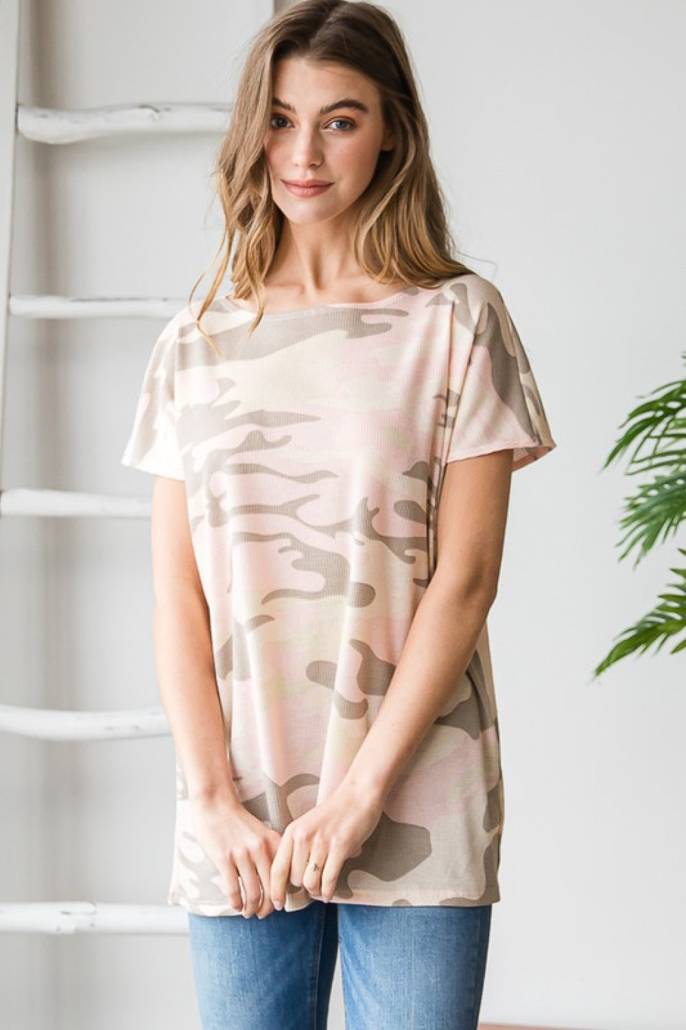 Heimish Camouflage Tunic T-Shirt