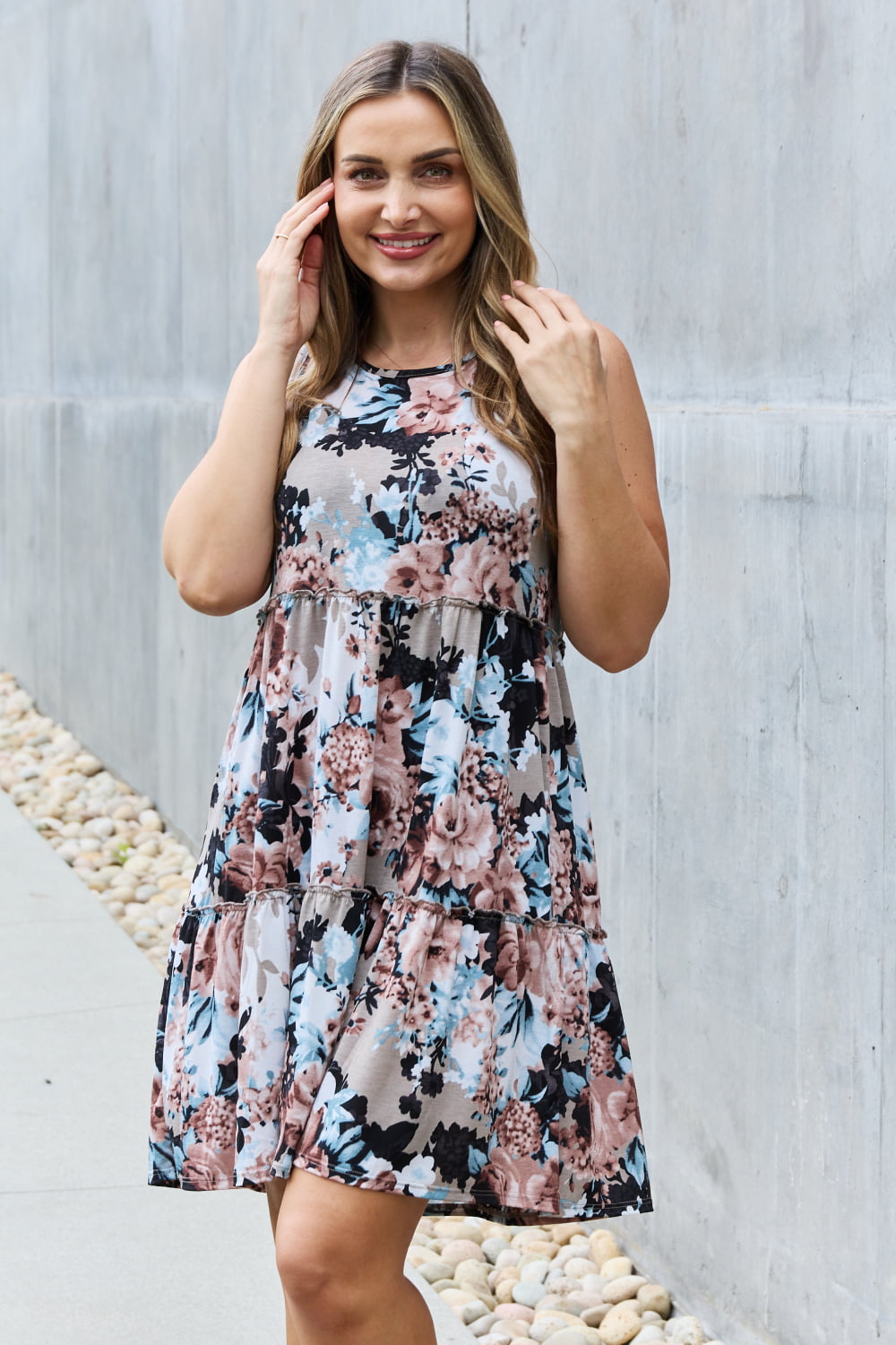 Heimish Fell In Love Floral Sleeveless Dress