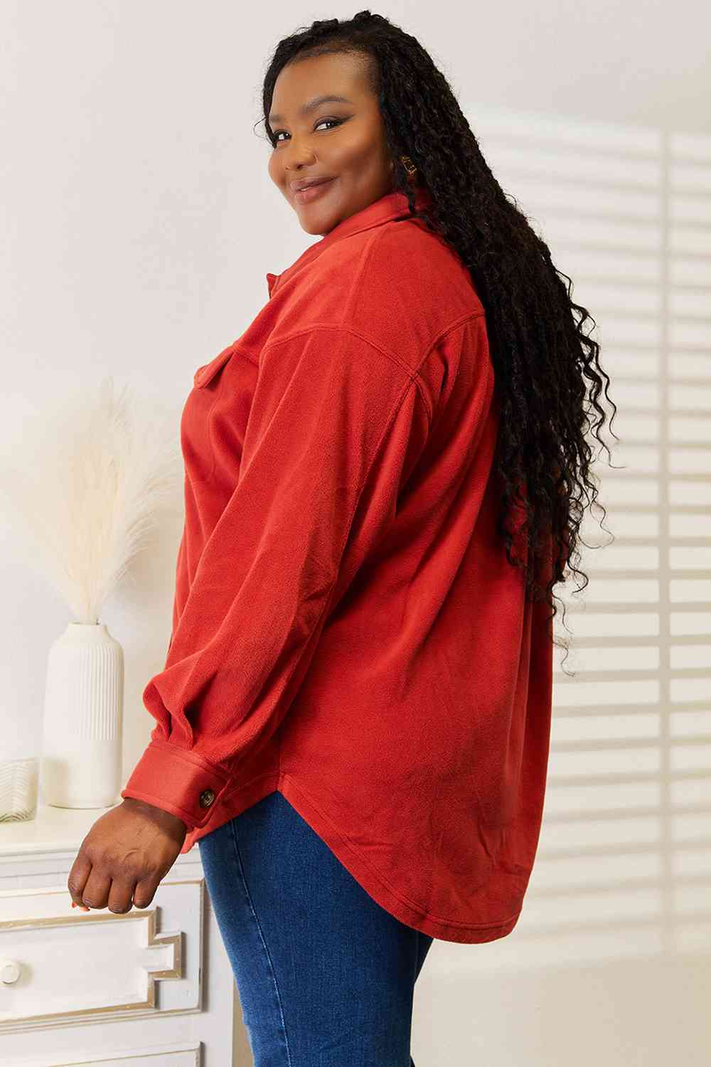 Heimish Cozy Girl Button Down Shacket