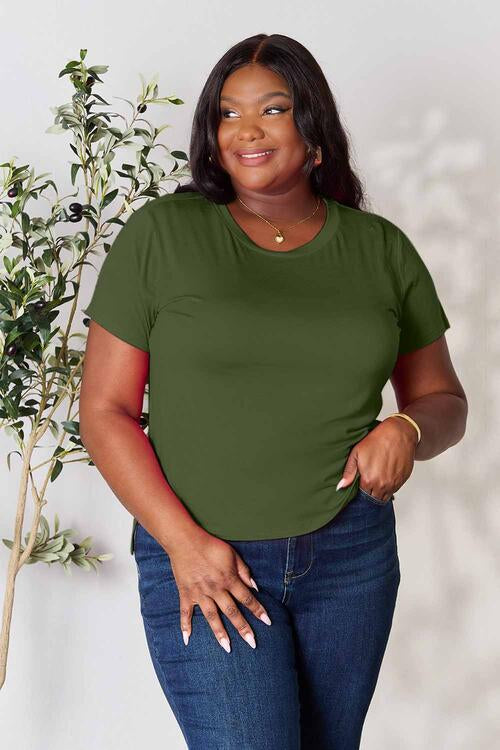 Basic Bae Full Size Run Round Neck Short Sleeve T-Shirt - Multiple Colors!