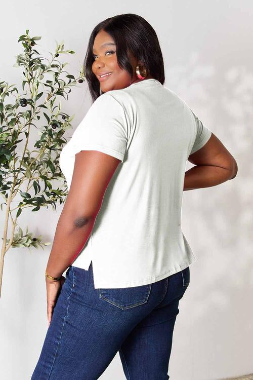 Basic Bae Full Size Run Round Neck Short Sleeve T-Shirt - Multiple Colors!