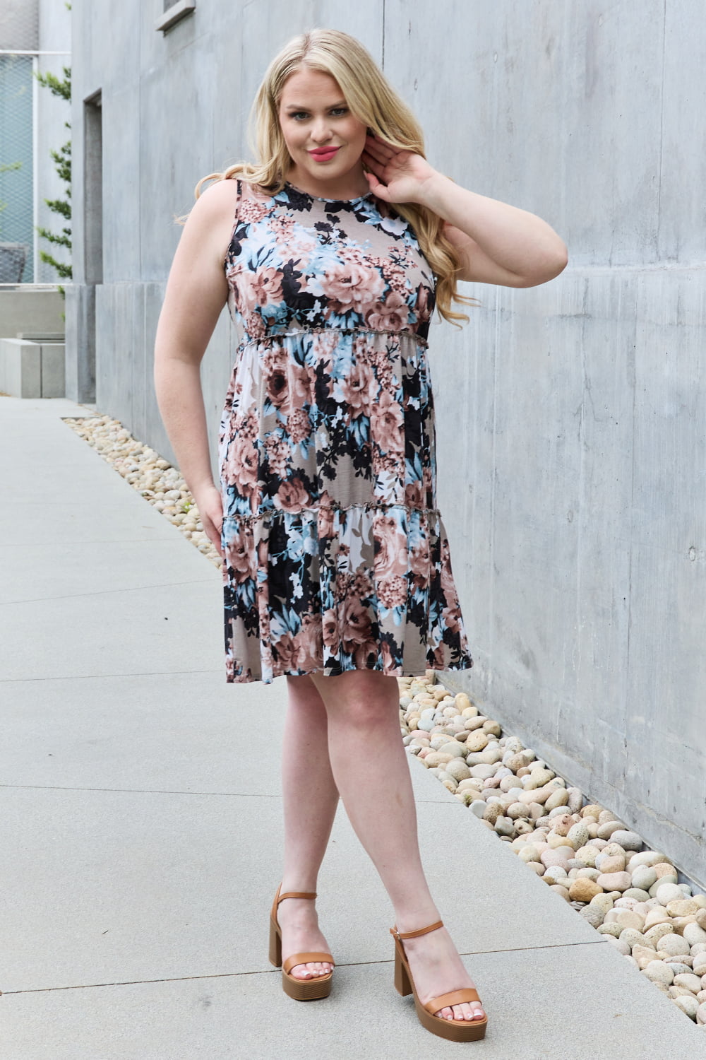 Heimish Fell In Love Floral Sleeveless Dress