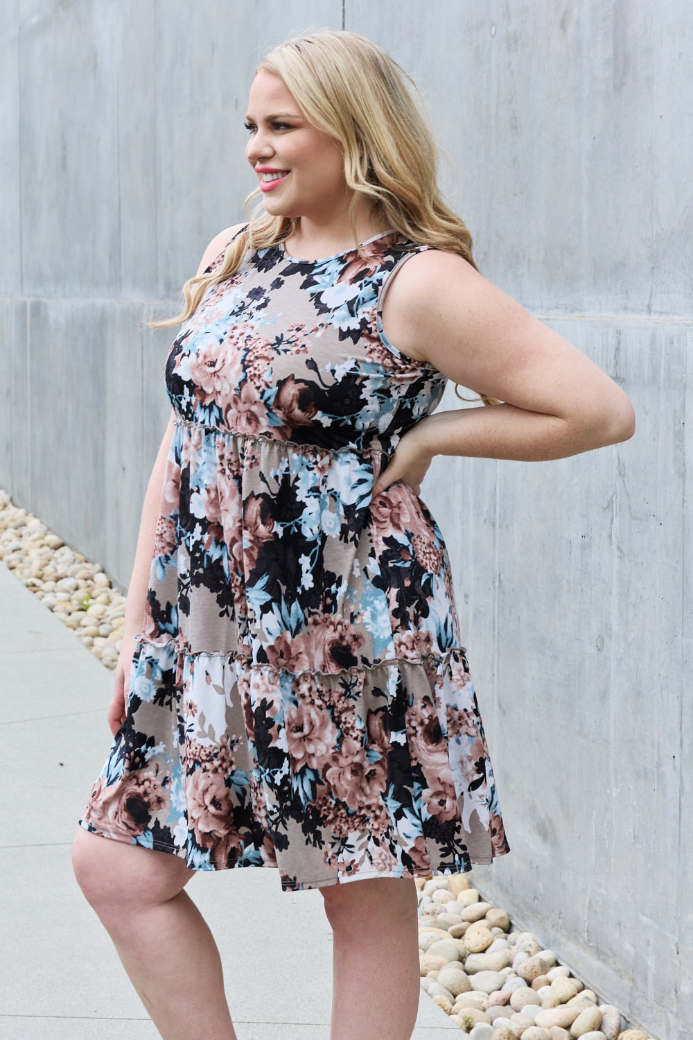 Heimish Fell In Love Floral Sleeveless Dress