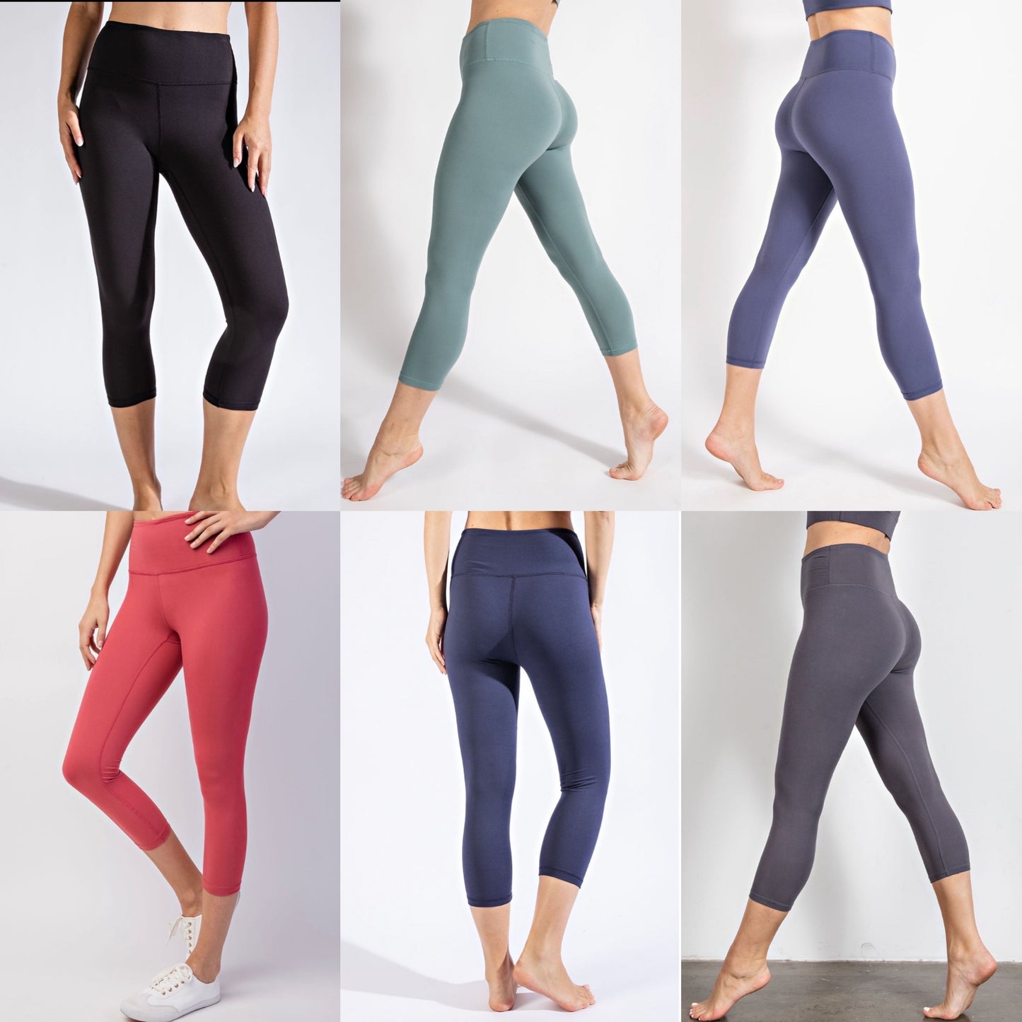 Capri Yoga Leggings - Butter Soft - Multiple Colors!